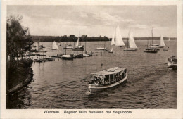 Wannsee, Segler Beim Auftakeln Der Segelboote - Wannsee