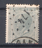 België OCB17 Gestempeld Pt174 Heer COBA €8 - 1865-1866 Perfil Izquierdo