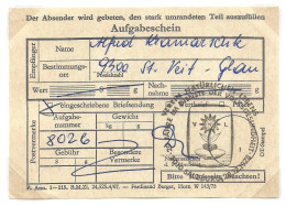 AUSTRIA. 1978. AUFGABESCHEIN. VEREIN NATURLICHEN LEBENS CANCEL - Altri & Non Classificati