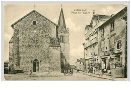 87.AMBAZAC.PLACE DE L'EGLISE.HOTEL-RESTAURANT - Ambazac