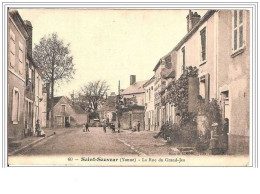 89.ST SAUVEUR.LA RUE DU GRAND JEU - Saint Sauveur En Puisaye