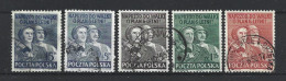 Poland 1950-51 Sexennial Plan Y.T. 582+585/585C (0) - Used Stamps