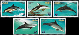 Cuba 2004, Dolphins - 5 V. MNH - Dauphins