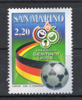 2006 SAN MARINO SET MNH ** 2102 Campionati Mondiali Di Calcio FIFA - Unused Stamps