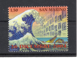 2005 SAN MARINO SET MNH ** 2034 Tsunami, Arte, Hokusai Katsushika - Ongebruikt