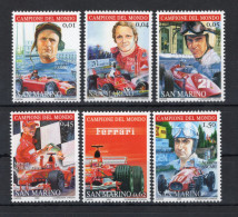 2005 SAN MARINO SET MNH ** 2025/2030 La Ferrari, Auto, Cars - Unused Stamps