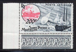 St Pierre Et Miquelon PA 1947 Yvert 20 * TB Charniere(s) - Ongebruikt
