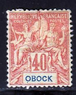 Obock 1892 Yvert 41 * TB Charniere(s) - Neufs