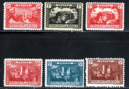 Monaco 1922 Yvert 56 - 60 / 64 * TB Charniere(s) - Nuevos