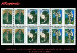 CUBA. BLOQUES DE CUATRO. 2013-04 CENTENARIO DEL MUSEO NACIONAL DE BELLAS ARTES - Neufs