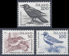 ISLANDIA 1981 - ICELAND - AVES - PAJAROS - YVERT 520/522** - Neufs