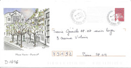 D1696 Entier Postal / Postal Stationnery / PSE - PAP Luquet - Paris 6°, Place Vavin (75) 809-lot B2K/0203839 - Prêts-à-poster:Overprinting/Luquet