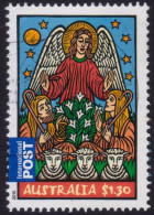 AUSTRALIA 2010 Christmas $1.30 Adoration Of The Shepherds Sc#3388 USED @O518 - Used Stamps