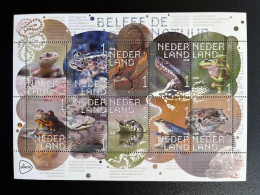 NETHERLANDS 2018 REPTILES SHEET OF 10 STAMPS MNH 02-01-2018 NEDERLAND REPTIELEN NVPH 3601/3610 - Lettres & Documents