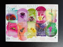 NETHERLANDS 2018 INSECTS SHEET OF 10 STAMPS MNH 04-06-2018 NEDERLAND INSECTEN NVPH 3658/3667 - Briefe U. Dokumente