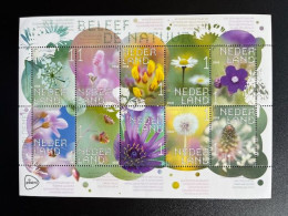 NETHERLANDS 2018 FLOWERS SHEET OF 10 STAMPS MNH 04-06-2018 NEDERLAND BLOEMEN NVPH 3632/3641 - Covers & Documents