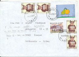 Poland Cover Sent To Lithuania 11-2-2002 Topic Stamps - Lettres & Documents