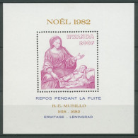 Ruanda 1982 Weihnachten Gemälde Von Murillo Block 100 Postfrisch (C27221) - Neufs