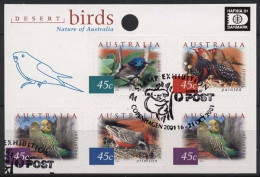 Australien 2001 HAFNIA Vögel D. Wüstengebiete 2070/73 BA FB Gestempelt (C29609) - Gebraucht