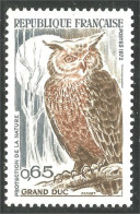 346 France Yv 1694 Grand-duc Hibou Owl Eule Chouette Gufo Búho MNH ** Neuf SC (1694-1b) - Hiboux & Chouettes