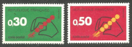 347 France Yv 1719-1720 Code Postal MNH ** Neuf SC (1719-1720-1b) - Code Postal