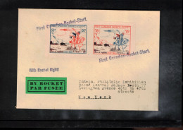 USA 1936 Rocket Mail - International Philatelic Exhibition New York - First Canadian Rocket Start - Briefe U. Dokumente