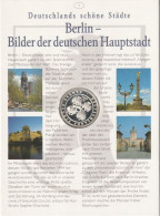 Berlin Bilder Der Deutschen Hauptstadt 1994 Medaille 999 Silber  O 36mm Ca 1/2 Unze PP ( Dg 315 ) - Pièces écrasées (Elongated Coins)