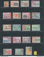 1954-62 DOMINICA - Stanley Gibbons N. 140/158 - Elisabetta II - Ordinaria 17 Val - Autres & Non Classés