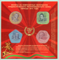 Moldova Moldova Transnistria 2014  Blister  1 Rub. "Coins Made Of Composite Materials" UNC - Moldavia