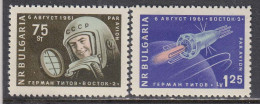 Bulgaria 1961 -Spaceship "Vostok 2" , Mi-Nr. 1279/80, MNH** - Ungebraucht