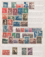 1948 Compl.-oblitere/used (O) Yv.Nr-570/607 +P.A.52/55 Bulgarie / Bulgaria - Années Complètes