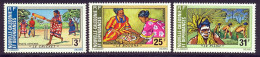 Nouvelle-Caledonie PA 1975 Yvert 162 / 164 ** TB Bord De Feuille - Ungebraucht