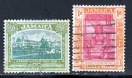 Jamaique 1920 Yvert 82 / 83 (o) B Oblitere(s) - Jamaica (...-1961)