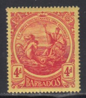Barbade 1916 Yvert 109 ** TB - Barbados (...-1966)