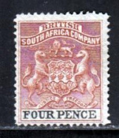 Afrique Du Sud Compagnie 1891 Yvert 19 (*) TB Neuf Sans Gomme - Zonder Classificatie