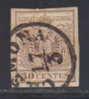 Lombardo-Venetie 1850 Yvert 4 (o) B Oblitere(s) - Lombardo-Venetien