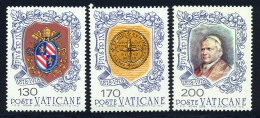 Vatican 1978 Yvert 653 / 655 ** TB Bord De Feuille - Neufs