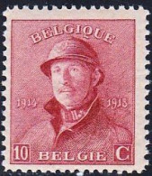 Belgique 1919 Yvert 168 ** TB - 1919-1920 Roi Casqué