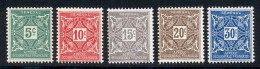 Senegal Taxe 1915 Yvert 12 / 16 ** TB - Postage Due