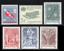 Luxembourg 1966 Yvert 678 / 683 ** TB - Ongebruikt