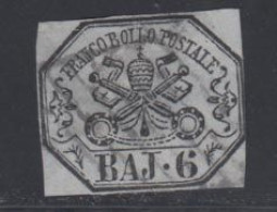 Etats Pontificaux 1852 Yvert 7a (o) B Oblitere(s) - Papal States