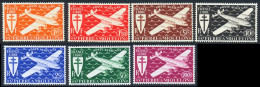St Pierre Et Miquelon PA 1942 Yvert 4 / 10 ** TB Coin De Feuille - Unused Stamps