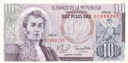 COLOMBIE 10 PESOS ORO - Colombie