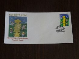 Greece 2000 Europa Imperforate Unofficial FDC - FDC