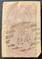 NZ 1d FSF Pair On Piece SOTN W24 FIELDING - Usati