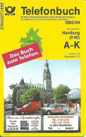 Germany: Telekom S 93 03.93 Telefonbuch Hamburg. Mint - S-Reeksen : Loketten Met Reclame Van Derden