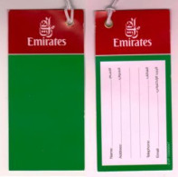 Étiquette Bagage-valise " EMIRATES - DUBAI Emirats Arabes Unis (2474)_Di215 - Baggage Labels & Tags