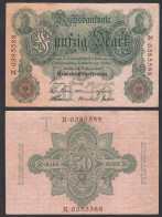 Reichsbanknote 50 Mark 1910 Ro 42 Pick 41 T/A  F (4)       (29490 - Autres & Non Classés