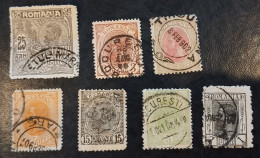 Romania Romana Rumänien - 7 Different Old Stamps - Used - Andere & Zonder Classificatie