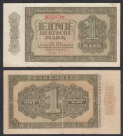 DDR 1 Mark 1948 Ro 340c F/VF (4/3) Serie XC Ersatznote   (28089 - Other & Unclassified